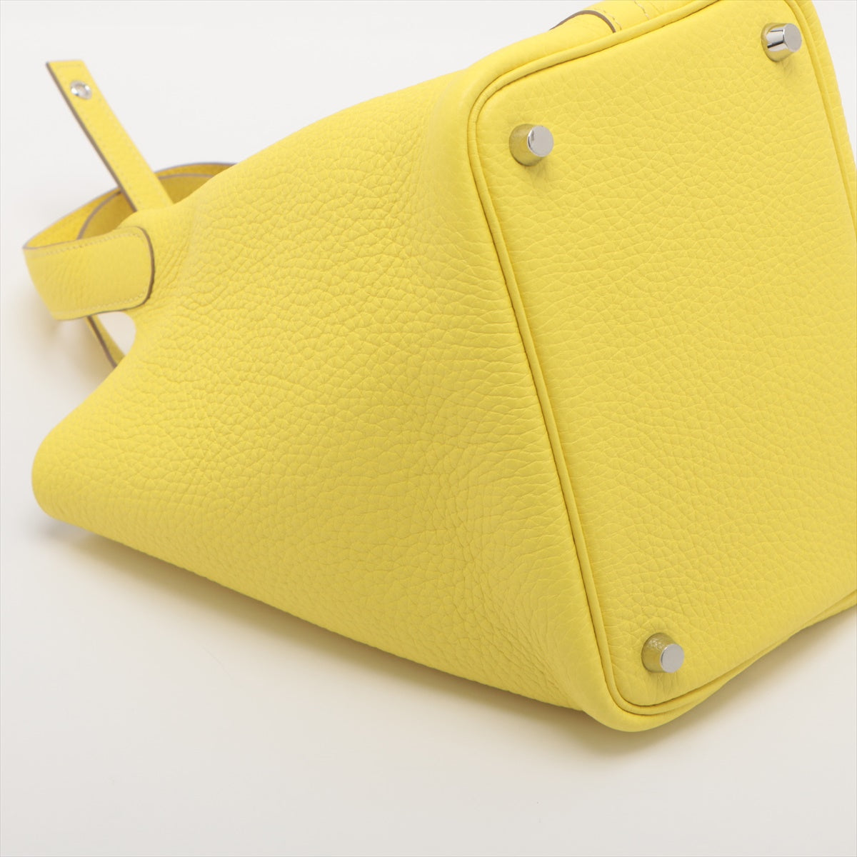 Hermes Picotin Lock PM Clemence Lime Silver U 2022