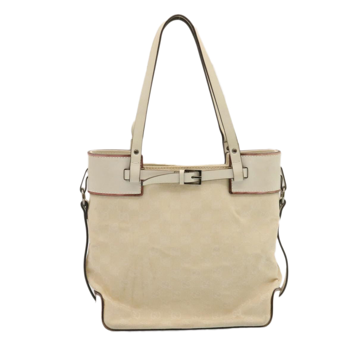 GUCCI GG Canvas Tote Bag Beige ac193