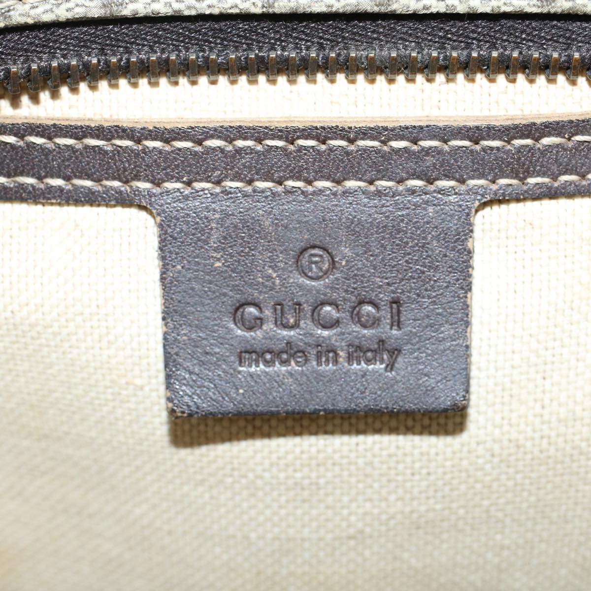GUCCI GG Canvas Tote Bag PVC Leather Beige 211138 ac1991