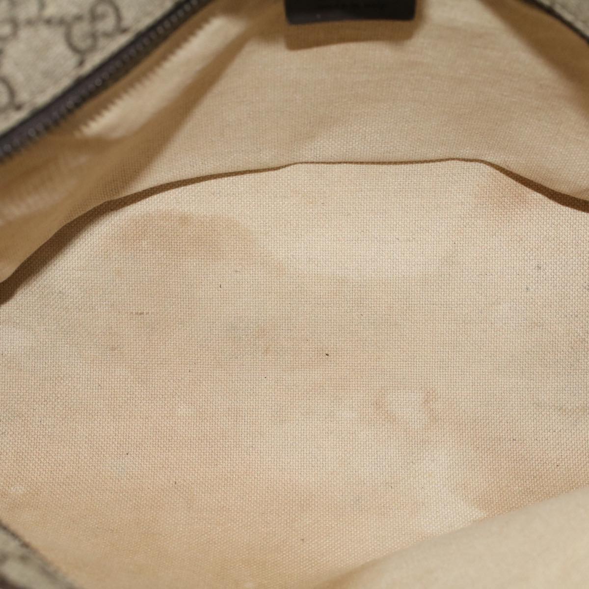 GUCCI GG Canvas Tote Bag PVC Leather Beige 211138 ac1991
