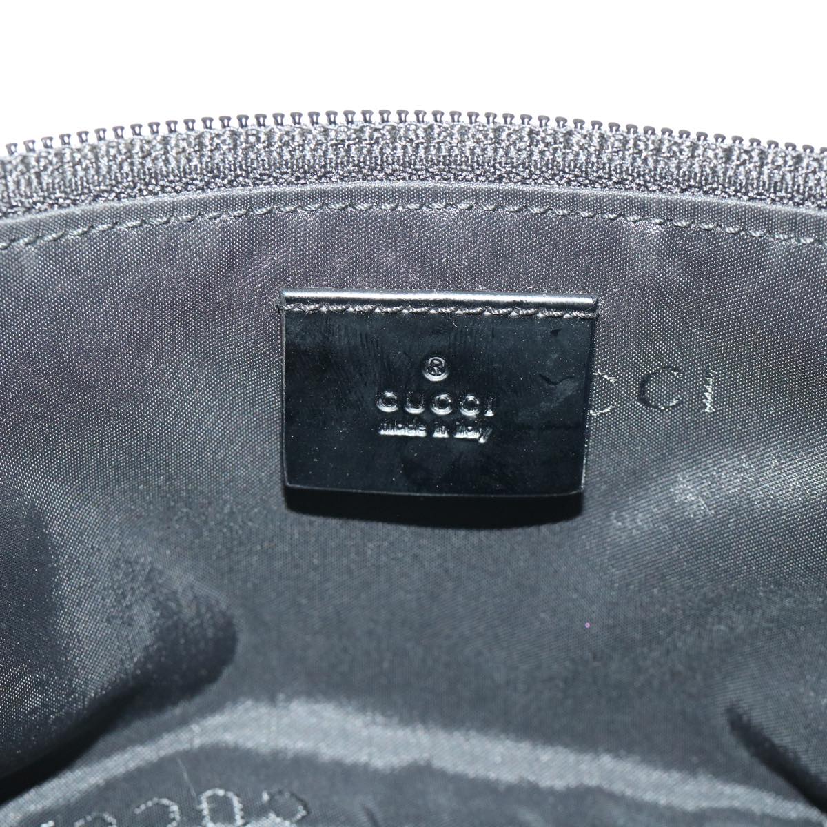 GUCCI Vanity Cosmetic Pouch Nylon Black 0390951 001998 ac2023
