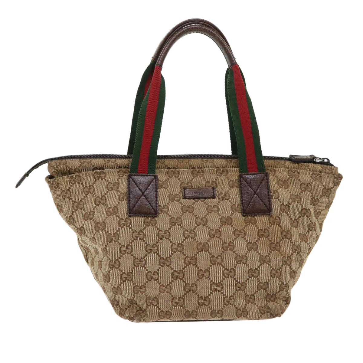 GUCCI GG Canvas Web Sherry Line Tote Bag Beige Red Green 131228 ac2026