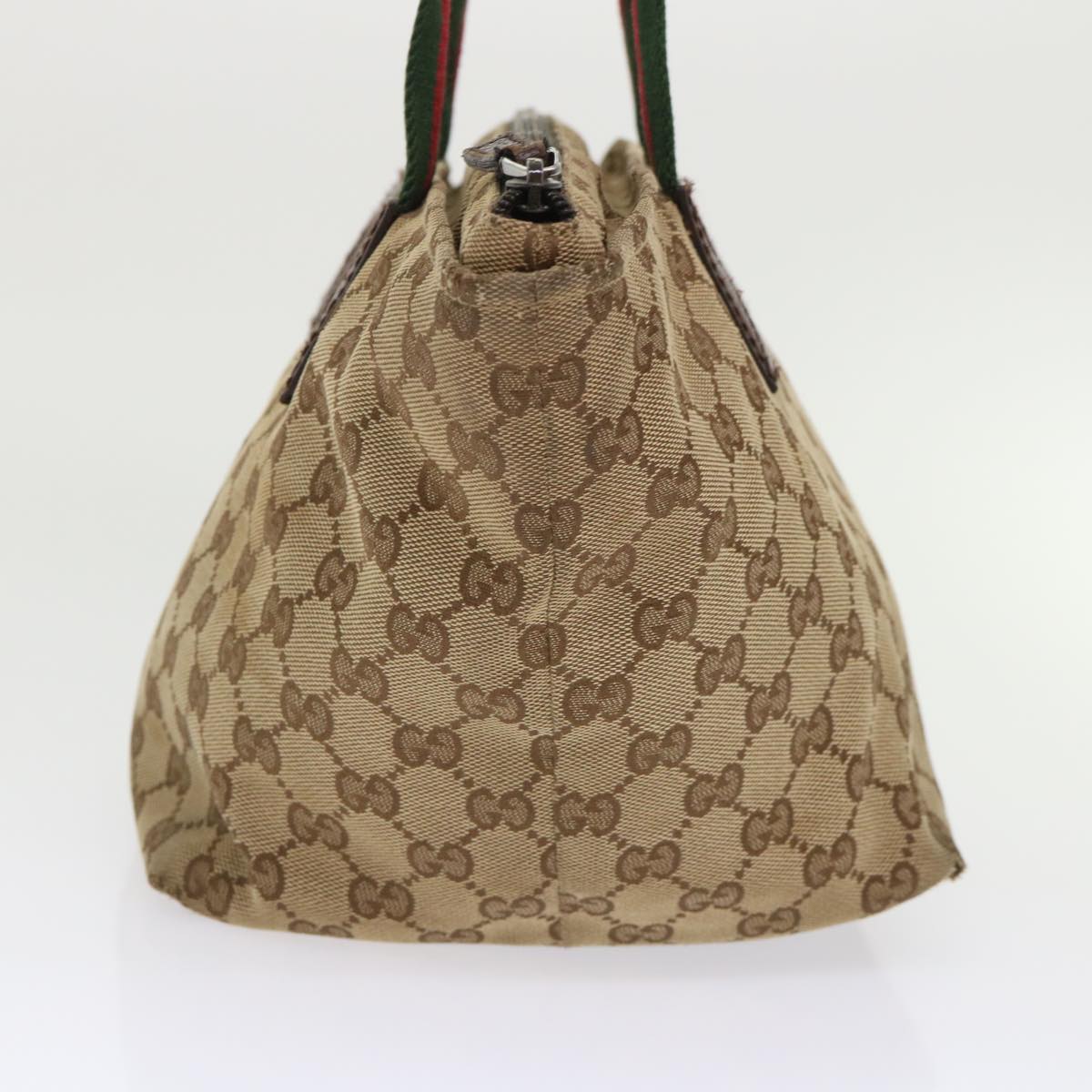 GUCCI GG Canvas Web Sherry Line Tote Bag Beige Red Green 131228 ac2026