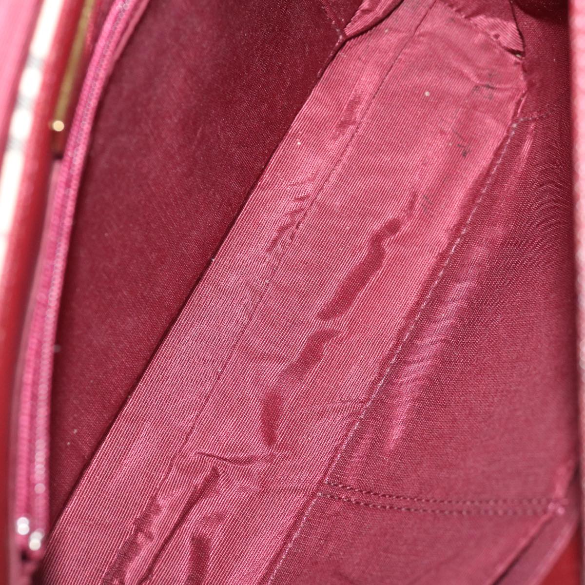 Burberry Nova Check Shoulder Bag Canvas Red Auth ac2926