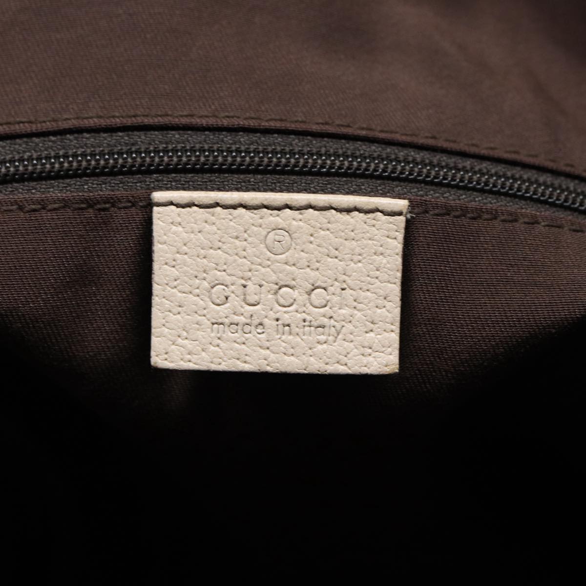GUCCI GG Canvas Tote Bag Beige Gold 141470 Auth ac3206