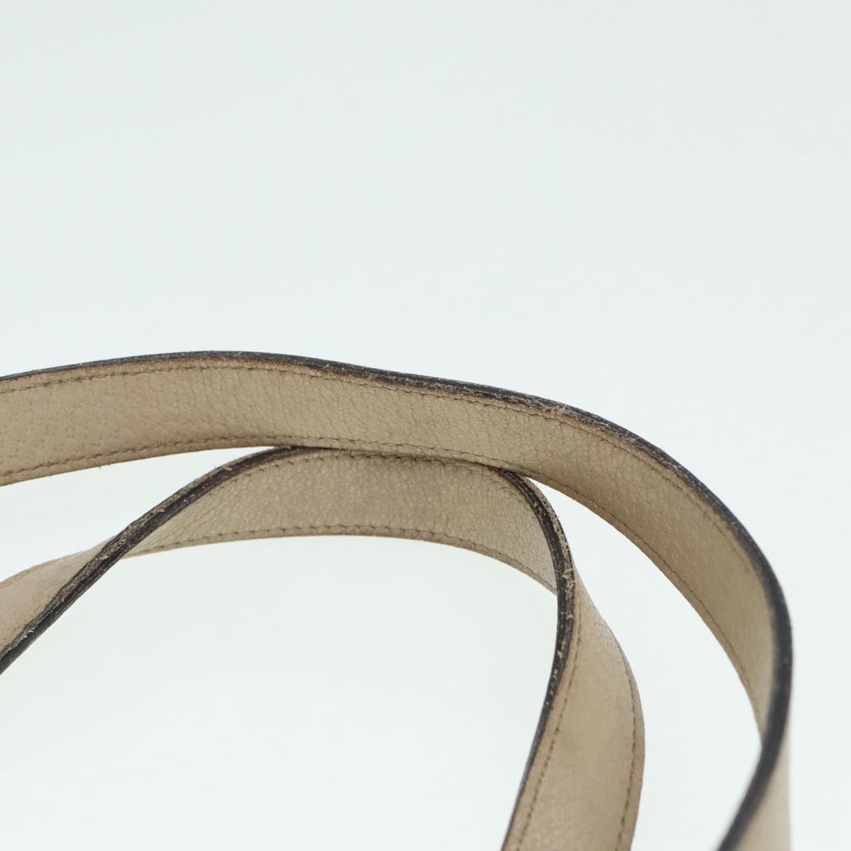 GUCCI GG Canvas Tote Bag Beige Gold 141470 Auth ac3206