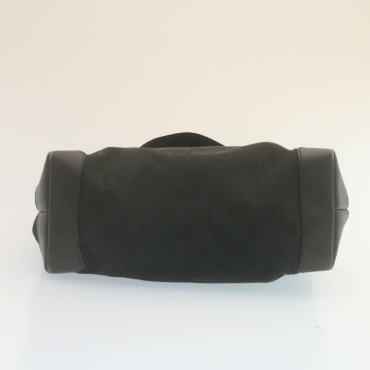 GUCCI GG Canvas Tote Bag Black ac596
