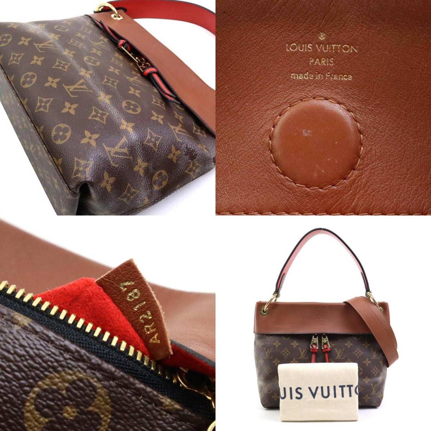 Louis Vuitton Monogram Canvas Handbag Shoulder Bag