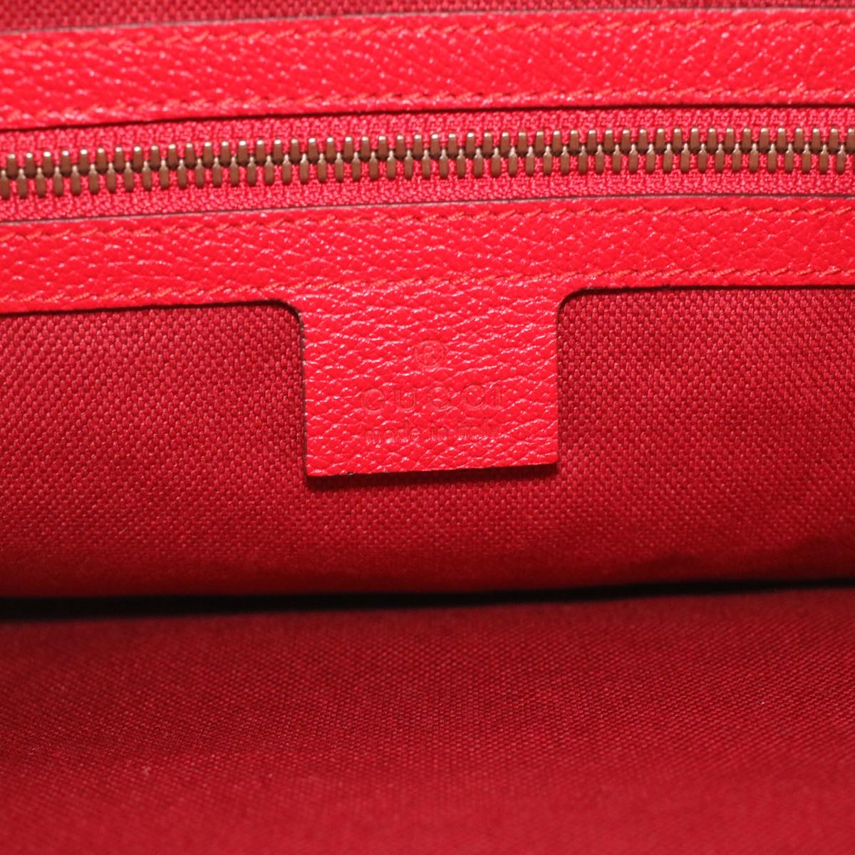 GUCCI Web Sherry Line Backpack Canvas Tricolor Red Blue Green 473872 am3970