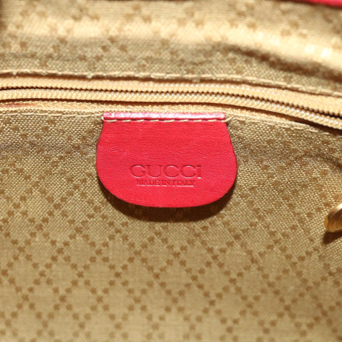 Gucci Backpack Leather Red 003580008 am4132
