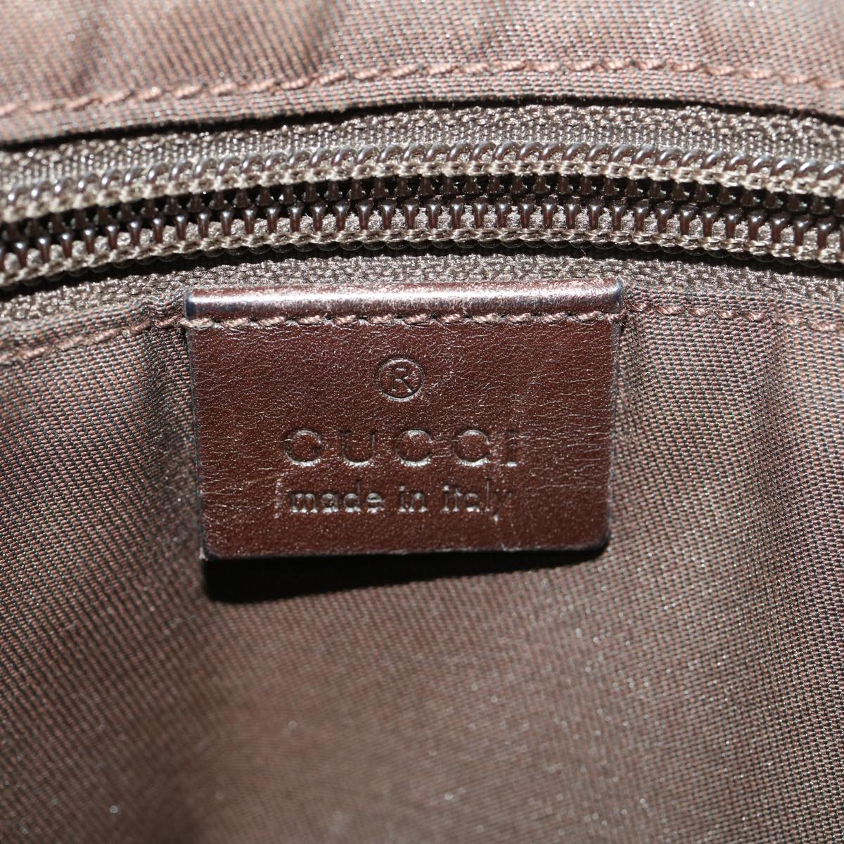 GUCCI GG Canvas Shoulder Bag Beige 145857 am4145