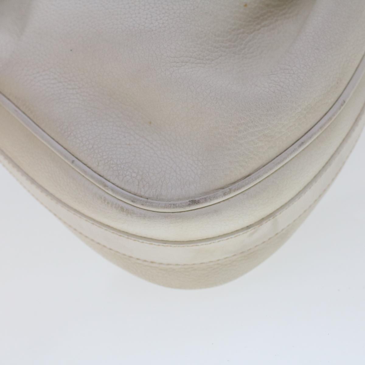 GUCCI Shoulder Bag Leather White am4457