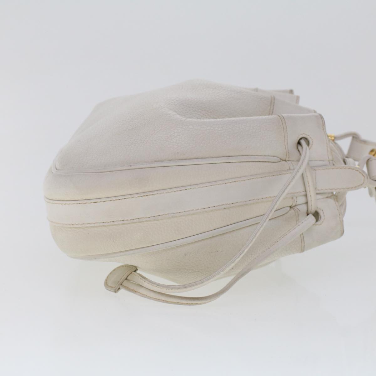 GUCCI Shoulder Bag Leather White am4457