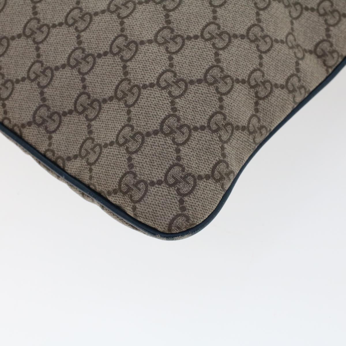 GUCCI GG Canvas Tote Bag PVC Leather Beige am4470