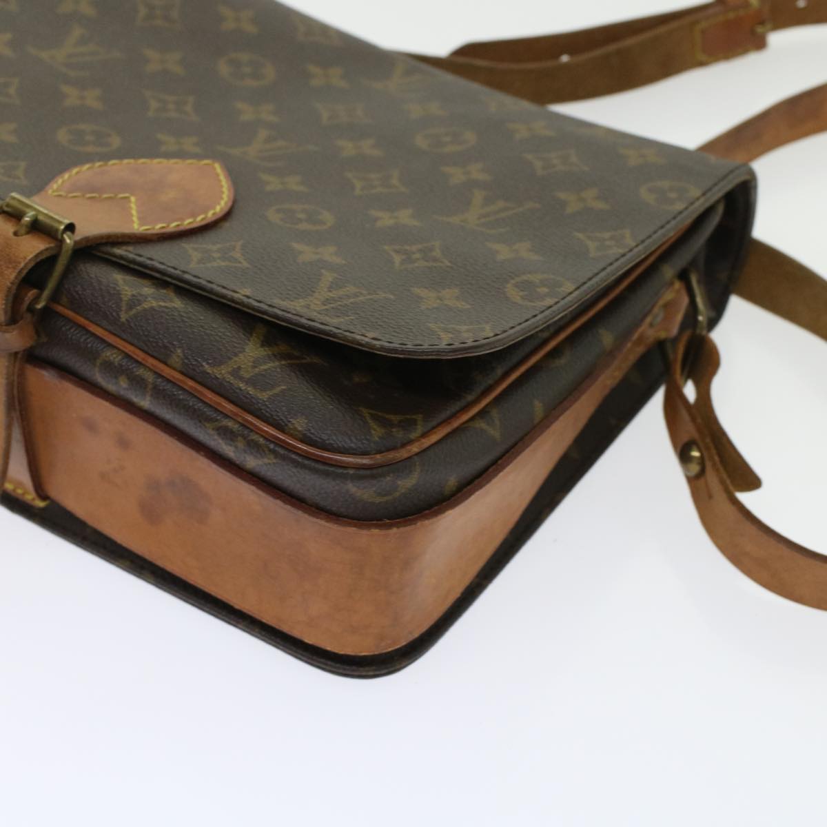 LOUIS VUITTON Monogram Cartouchiere GM Shoulder Bag M51252 LV am4526