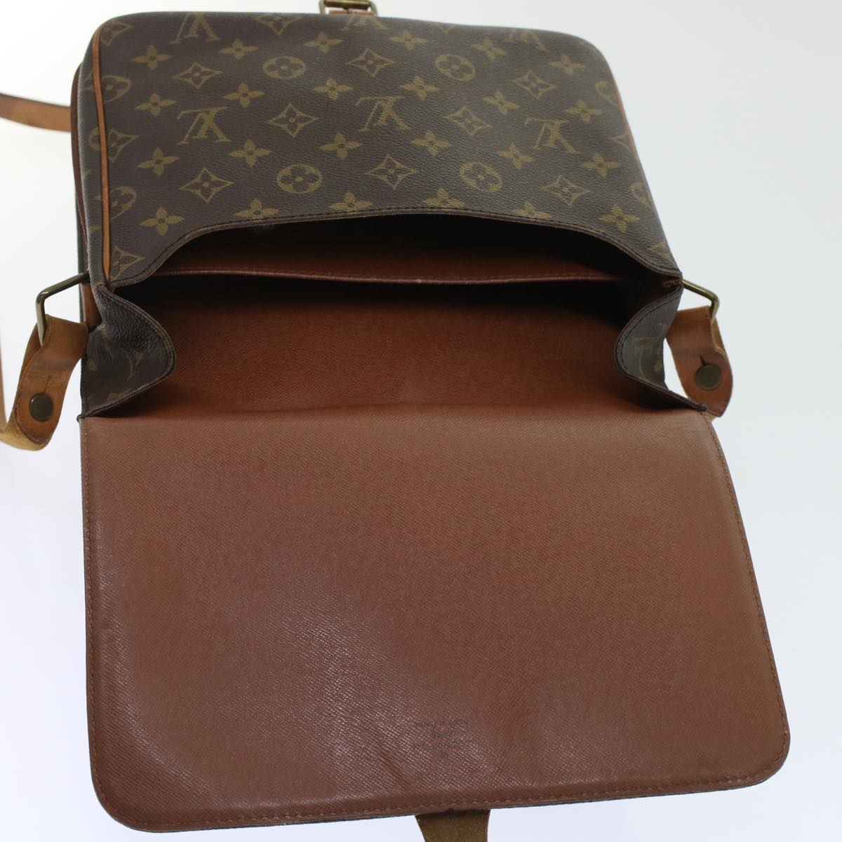 LOUIS VUITTON Monogram Cartouchiere GM Shoulder Bag M51252 LV am4526
