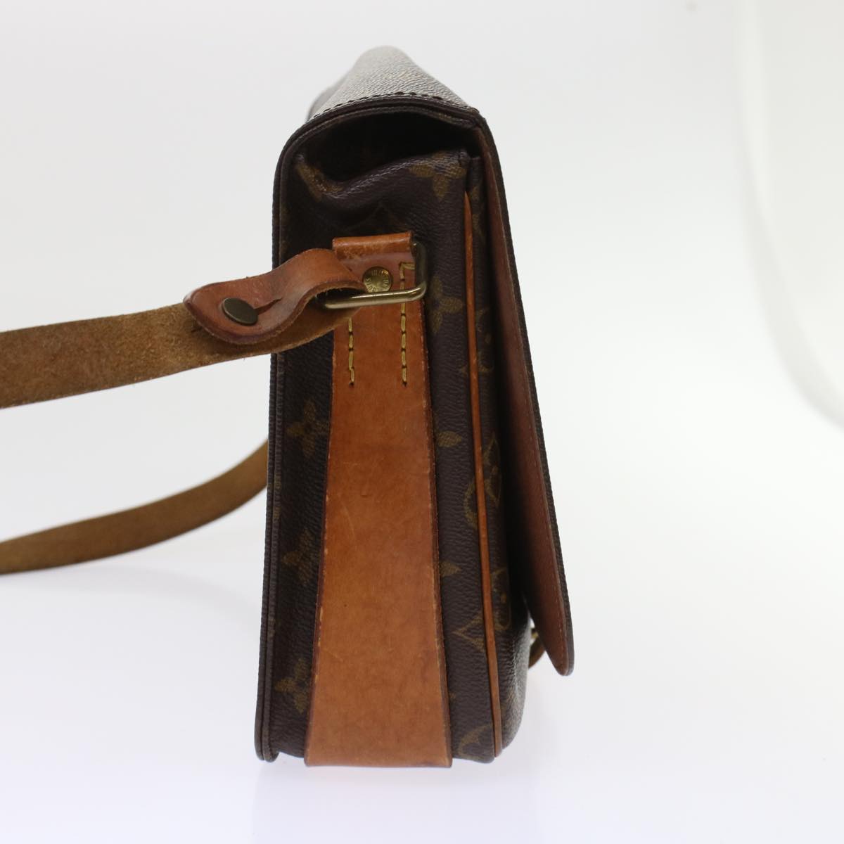 LOUIS VUITTON Monogram Cartouchiere GM Shoulder Bag M51252 LV am4526