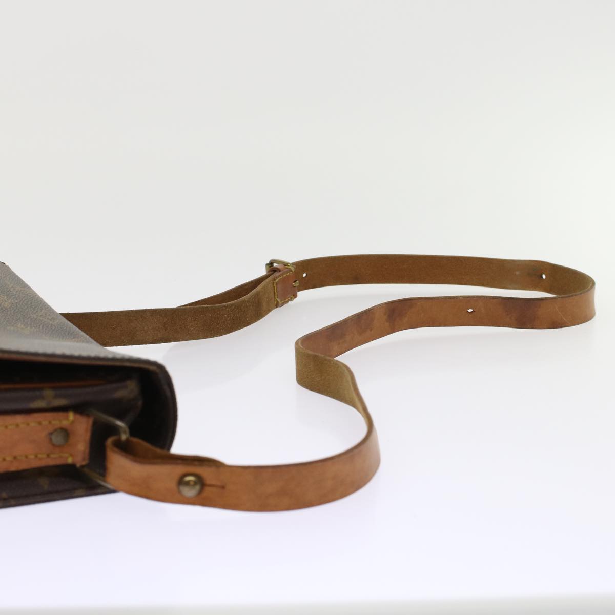 LOUIS VUITTON Monogram Cartouchiere GM Shoulder Bag M51252 LV am4526