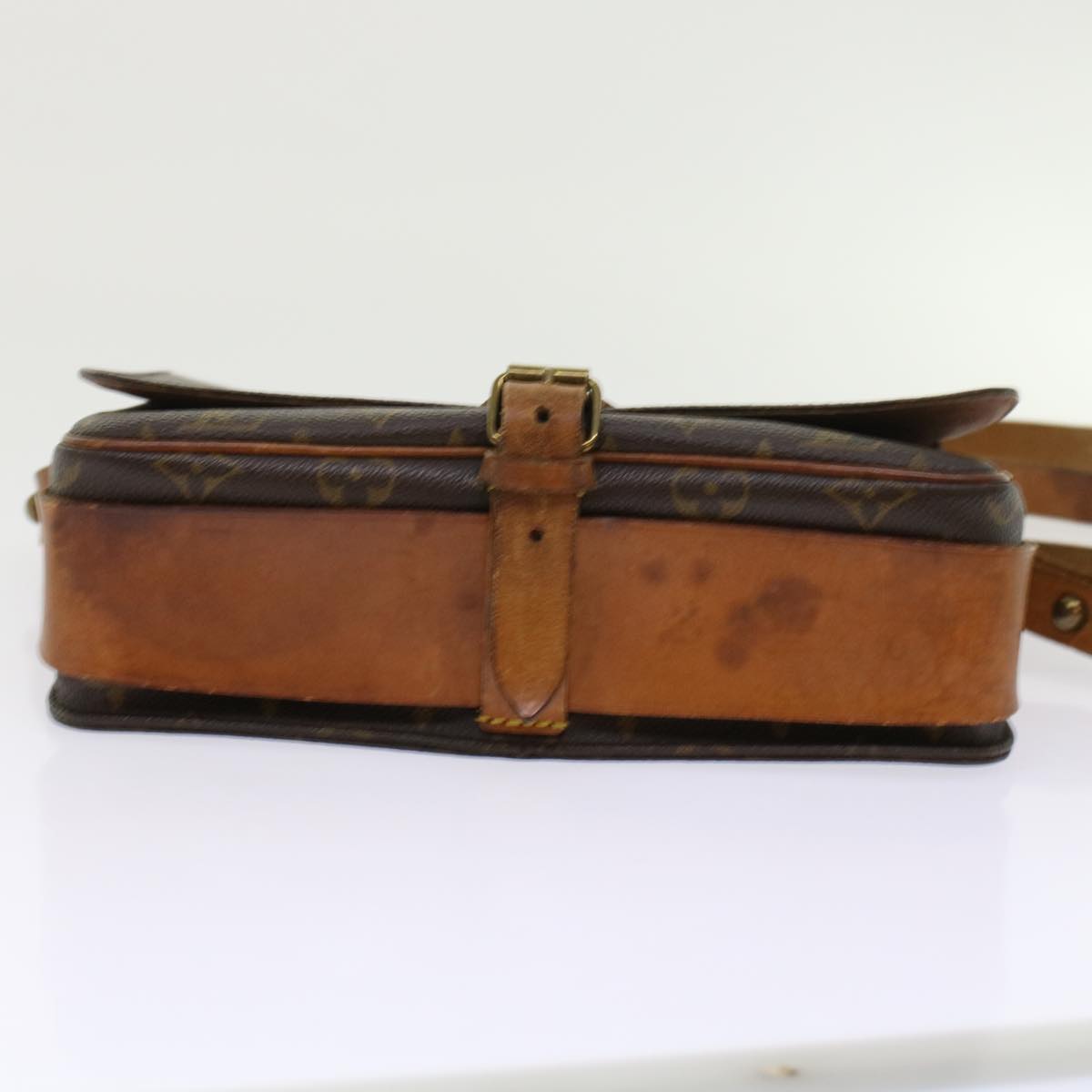 LOUIS VUITTON Monogram Cartouchiere GM Shoulder Bag M51252 LV am4526