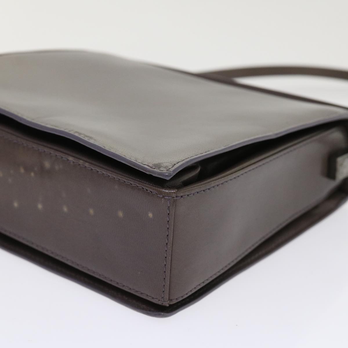 GUCCI Shoulder Bag Leather Outlet Gray 007.2014/3444 am4648