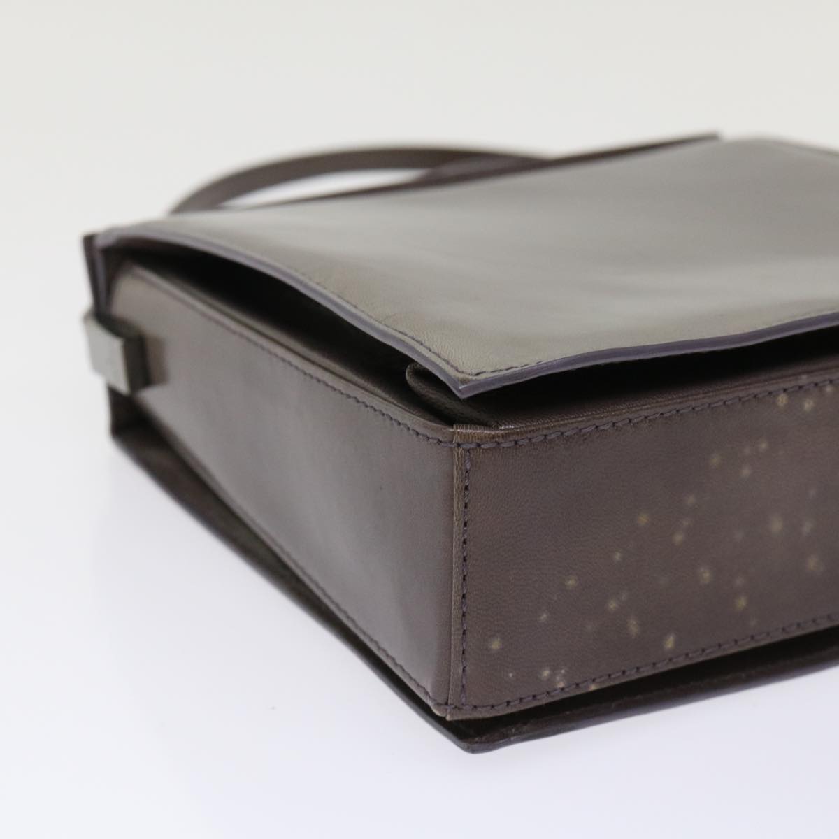 GUCCI Shoulder Bag Leather Outlet Gray 007.2014/3444 am4648