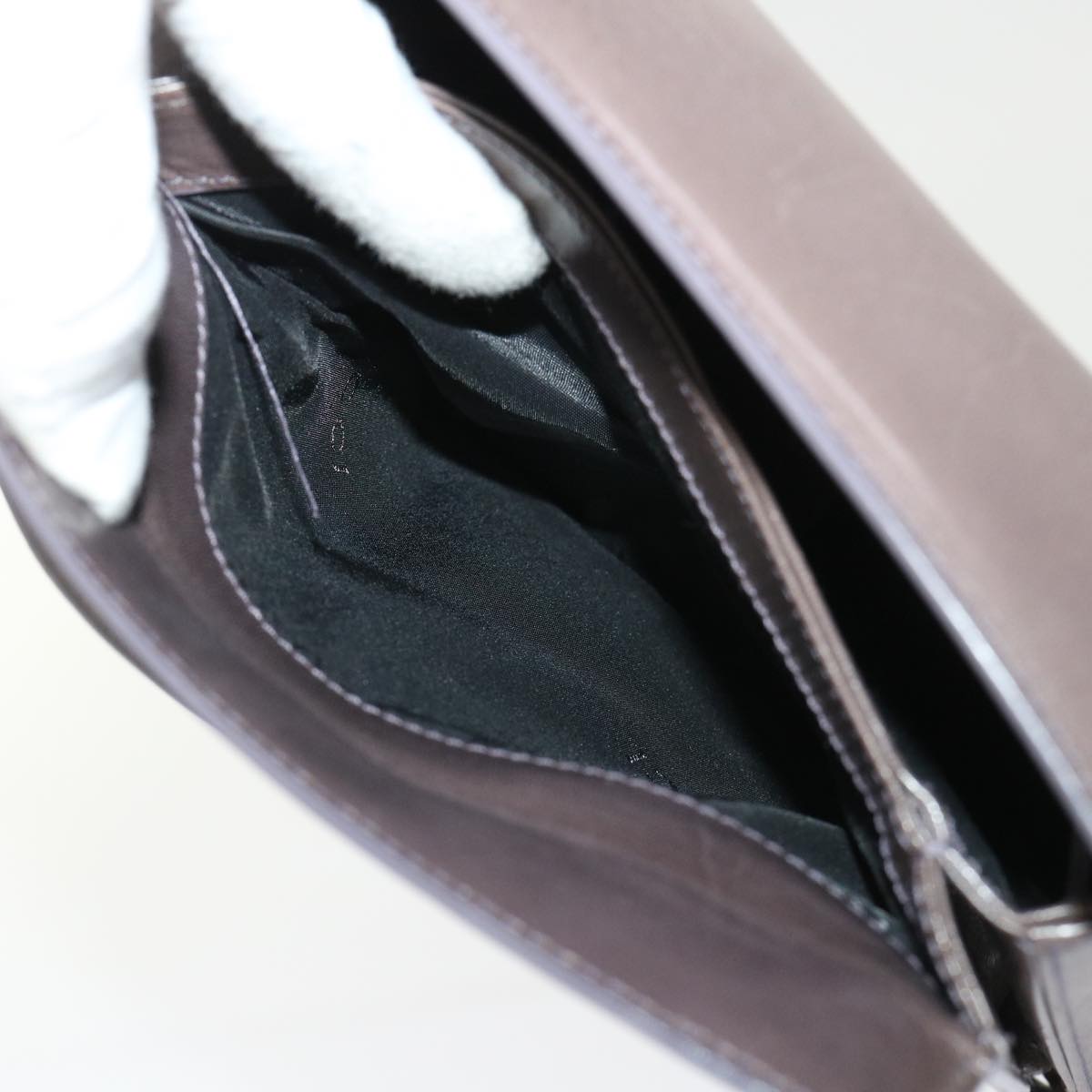 GUCCI Shoulder Bag Leather Outlet Gray 007.2014/3444 am4648