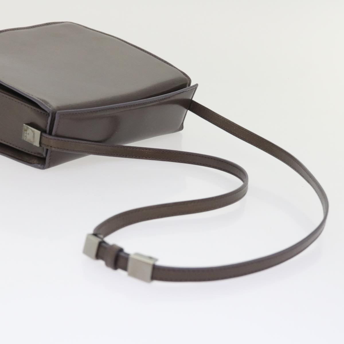 GUCCI Shoulder Bag Leather Outlet Gray 007.2014/3444 am4648