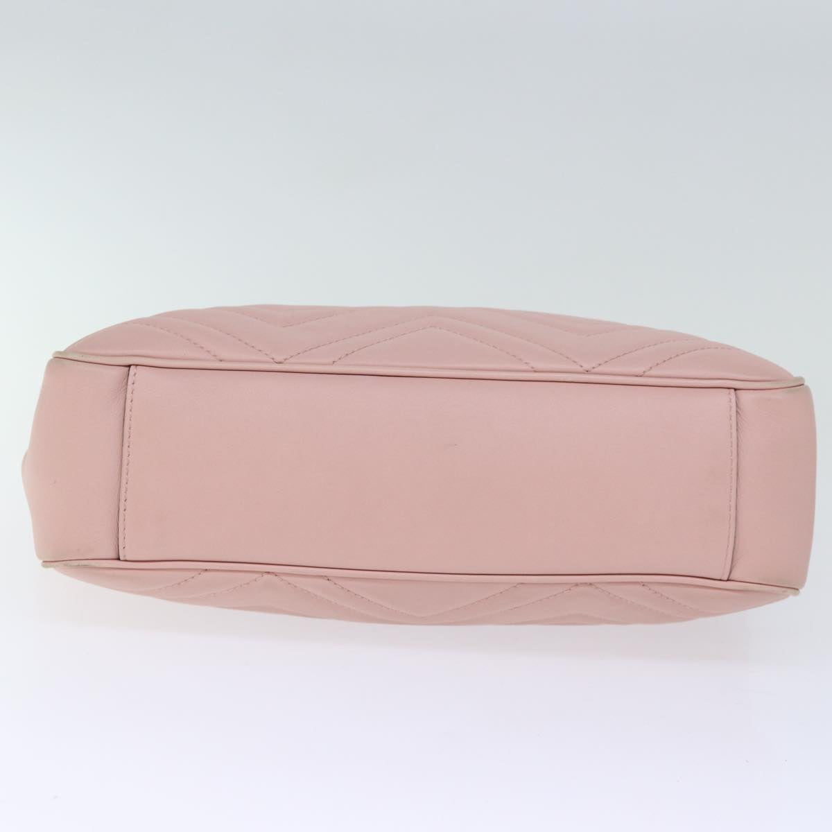 GUCCI GG Marmont Chain Shoulder Bag Pink 443501 Auth am6172