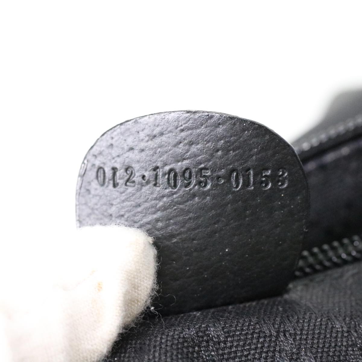 GUCCI Shoulder Bag Canvas Black ar8657