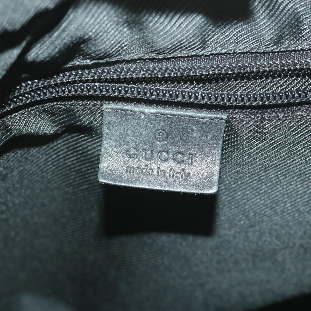 GUCCI GG Canvas Tote Bag Black 28893 ar8950