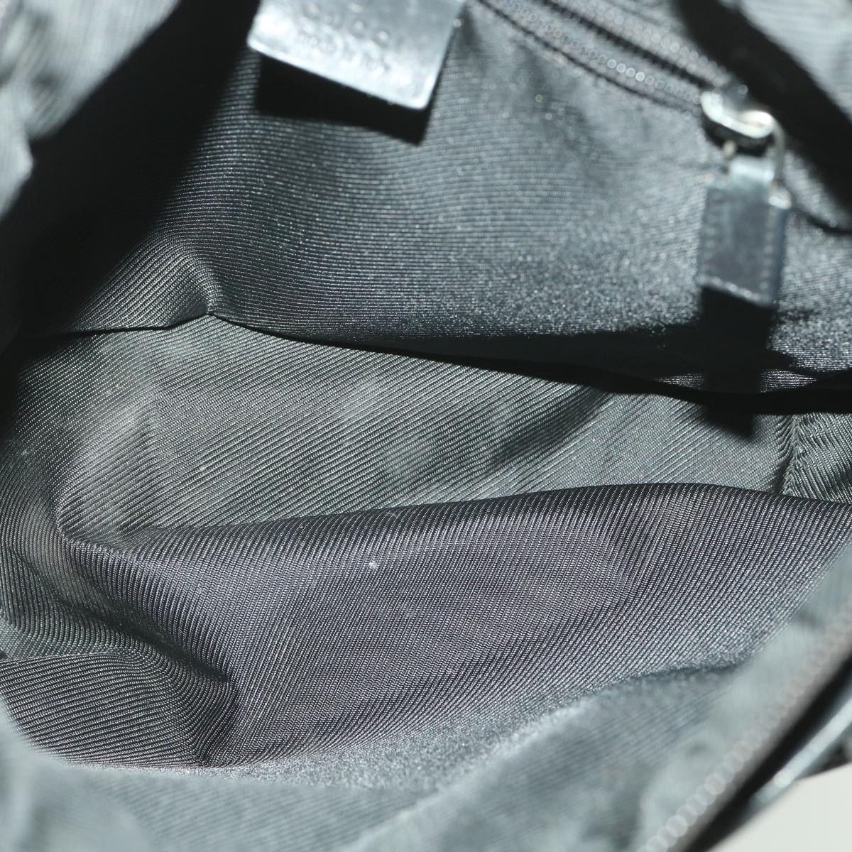 GUCCI GG Canvas Tote Bag Black 28893 ar8950