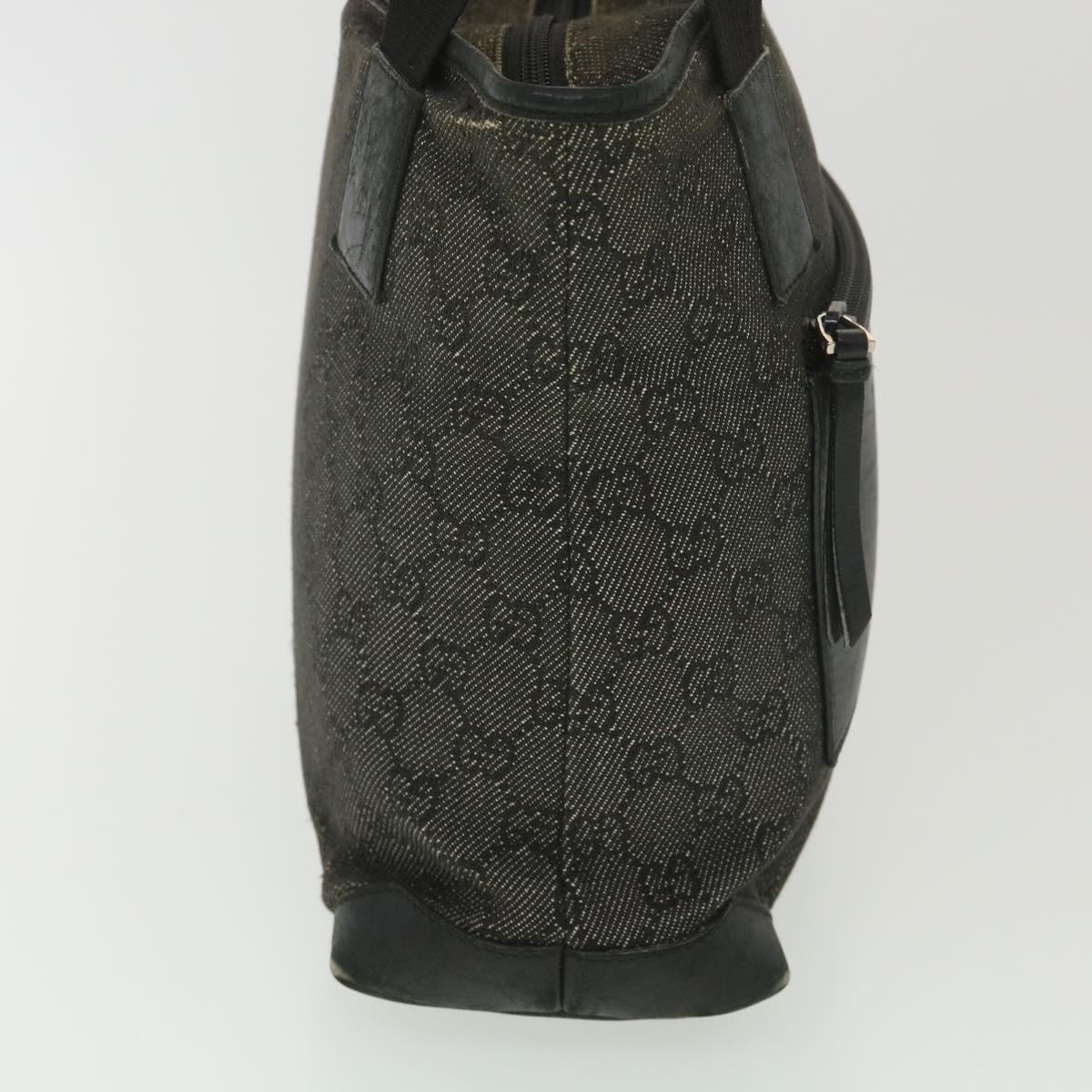GUCCI GG Canvas Tote Bag Black 28893 ar8950