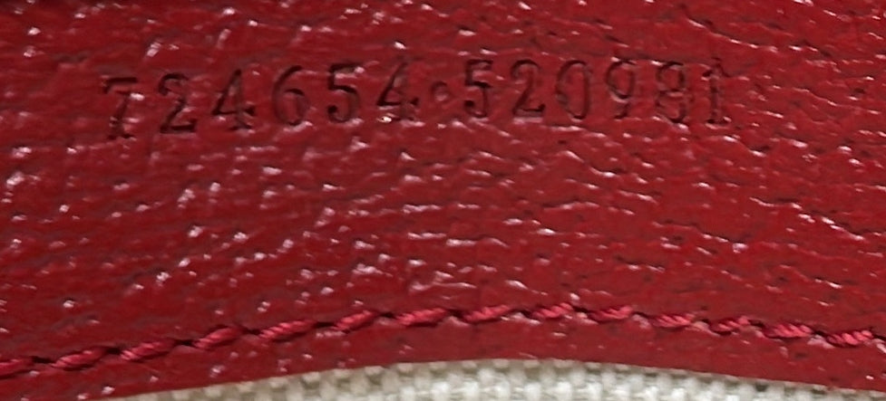 Gucci Savoy Web Bowling Tote Leather