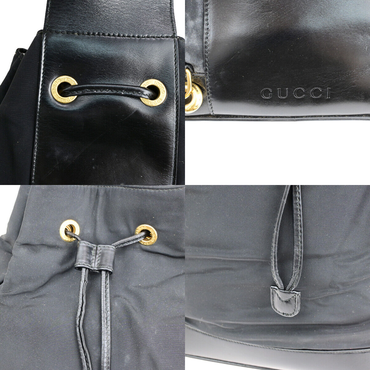 Gucci Logo One Shoulder Bag Drawstring