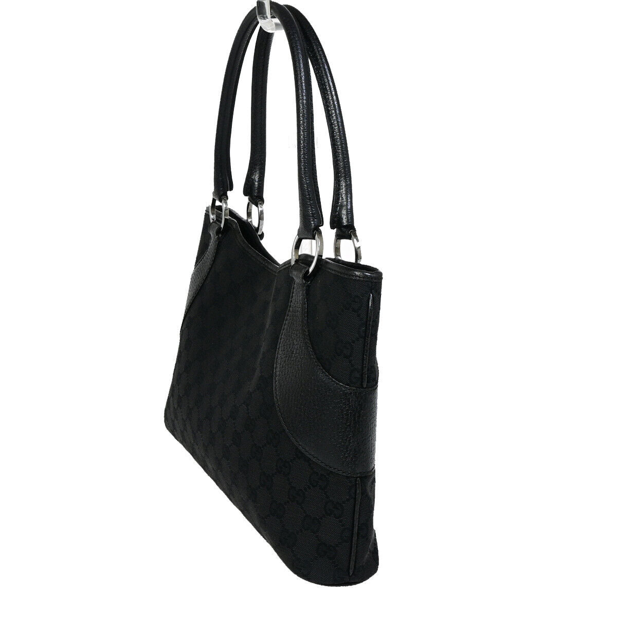 Gucci Logo Gg Pattern Shoulder Tote Bag