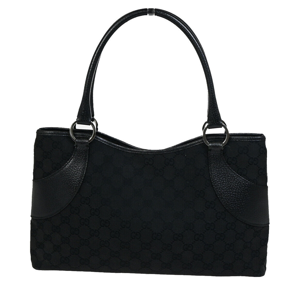 Gucci Logo Gg Pattern Shoulder Tote Bag