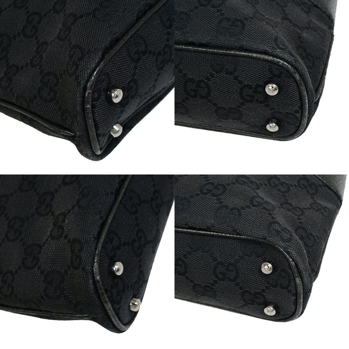 Gucci Logo Gg Pattern Shoulder Tote Bag