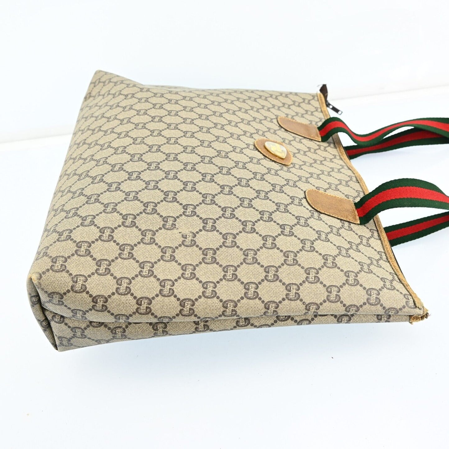 Gucci Plus Tote Bag Sherry Line Browns