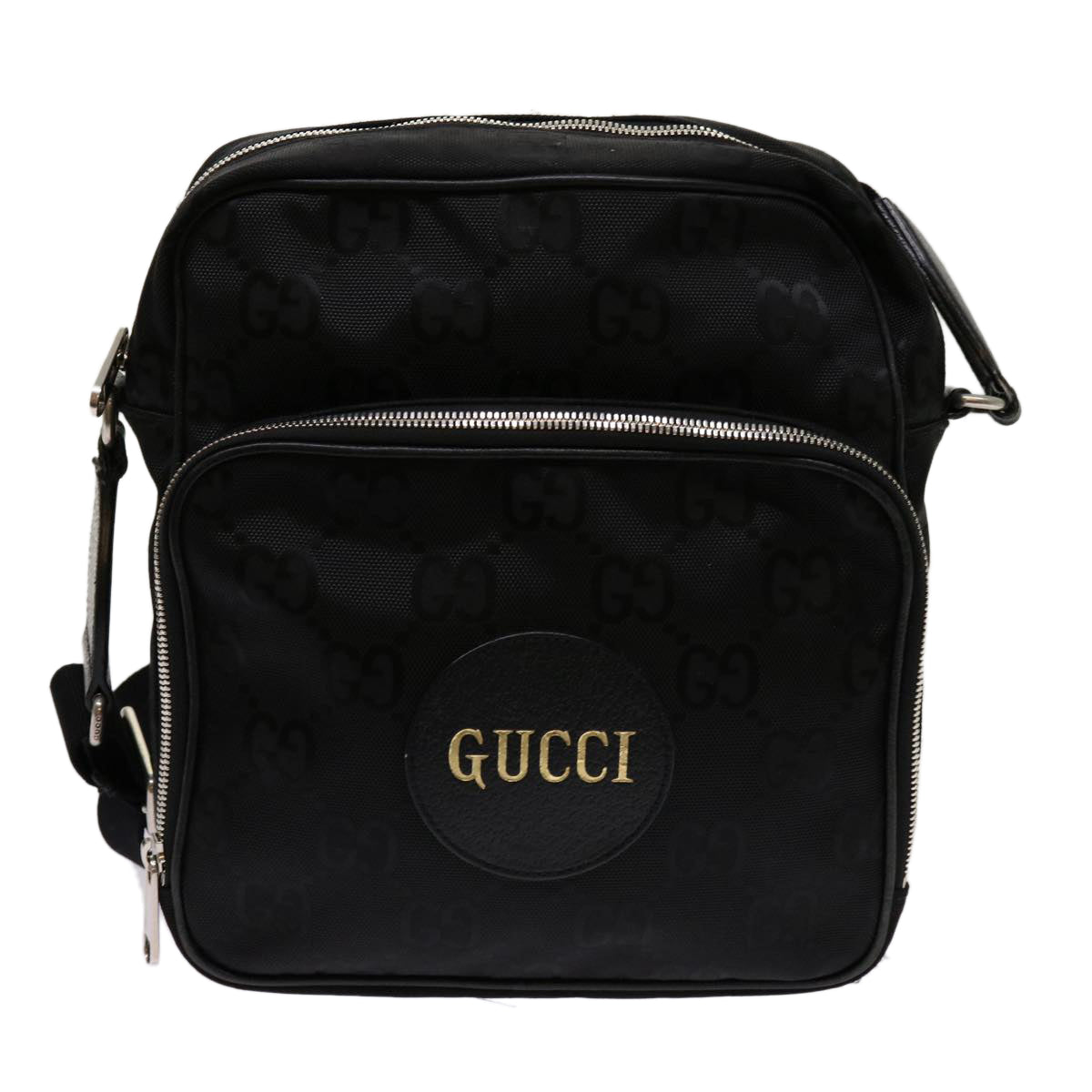 Gucci Gg Canvas Shoulder Bag Black
