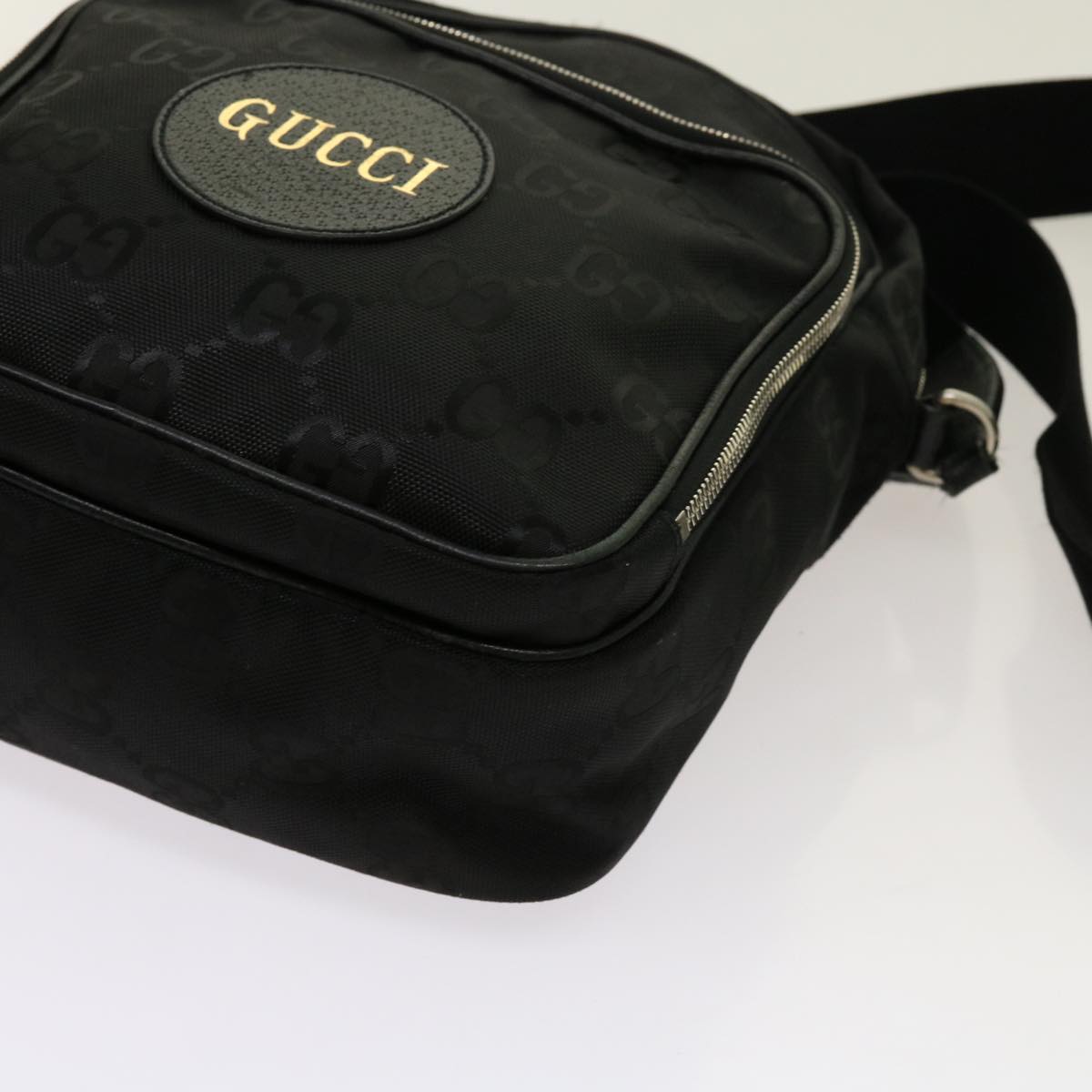 Gucci Gg Canvas Shoulder Bag Black