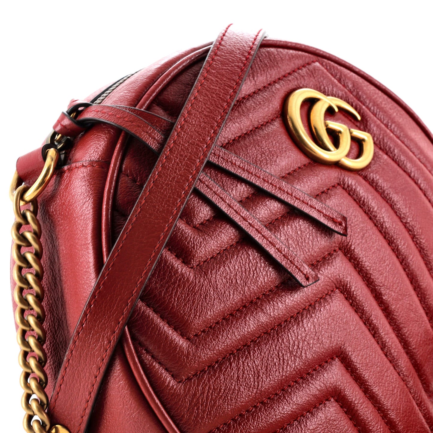 Gucci Gg Marmont Round Shoulder Bag
