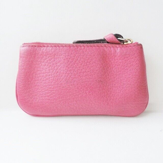 Gucci - Bordeaux Leather Coin Case