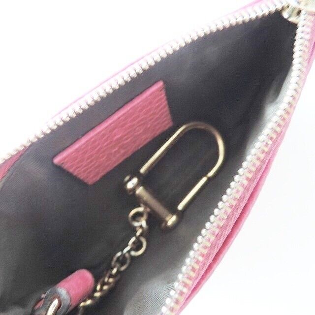 Gucci - Bordeaux Leather Coin Case