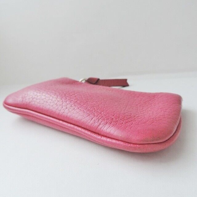 Gucci - Bordeaux Leather Coin Case