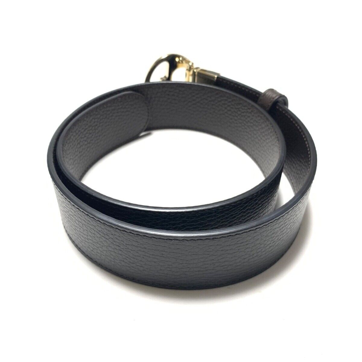 Gucci - Black Gold Leather Hardware