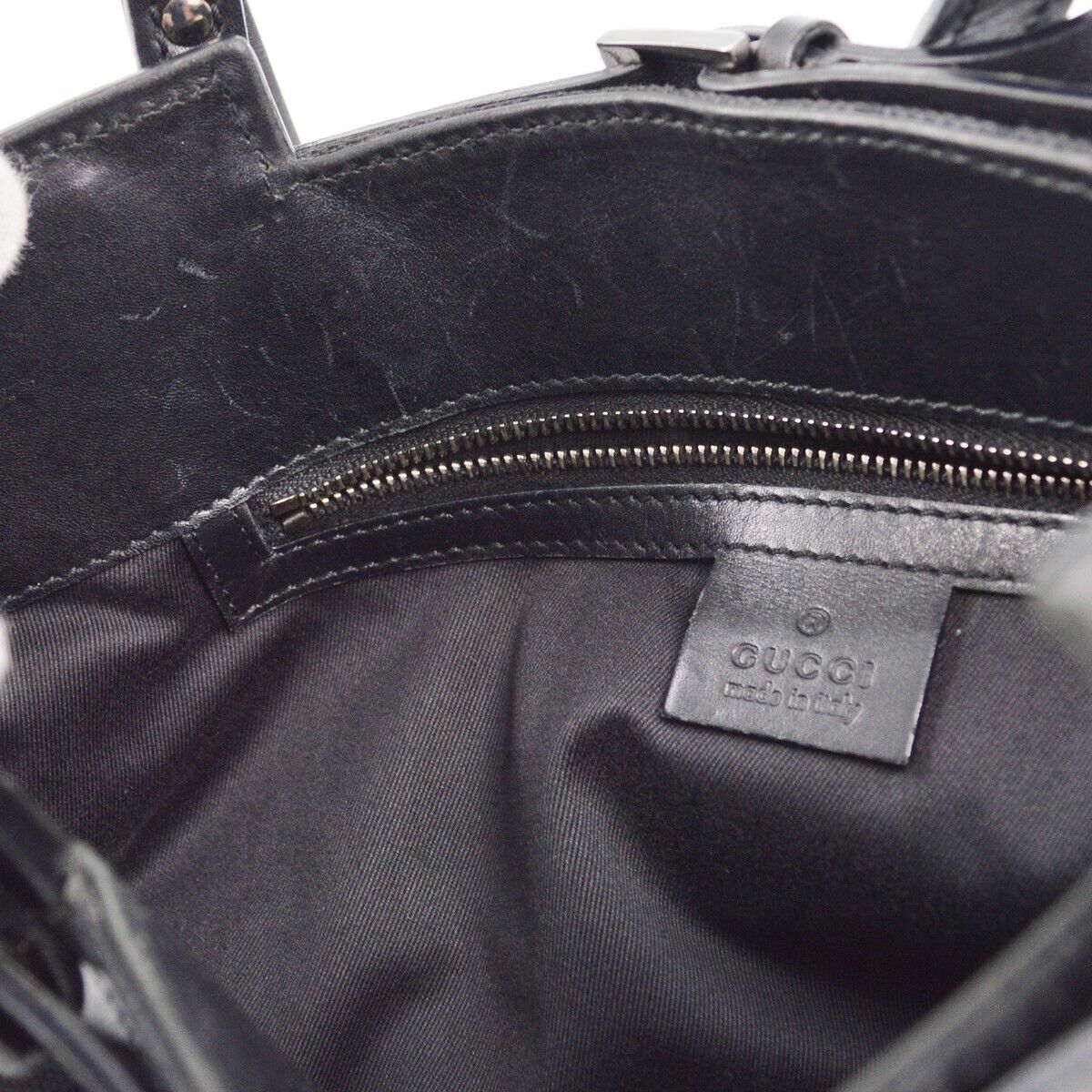 Gucci Black Gg Tote Handbag