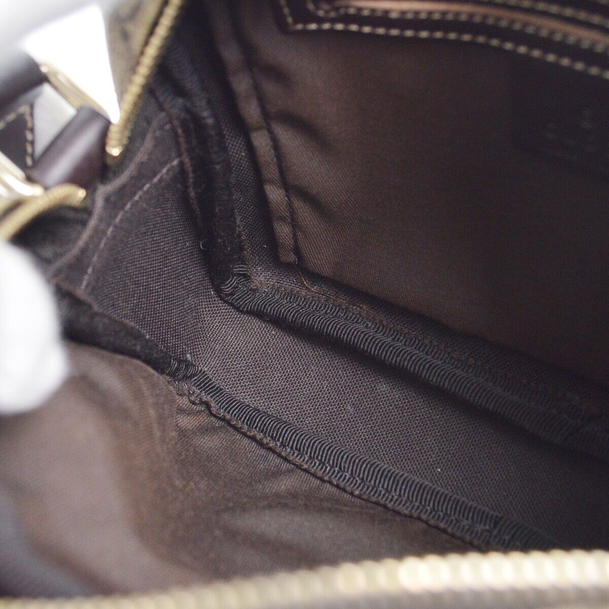 Gucci Brown Gg Crossbody Bag