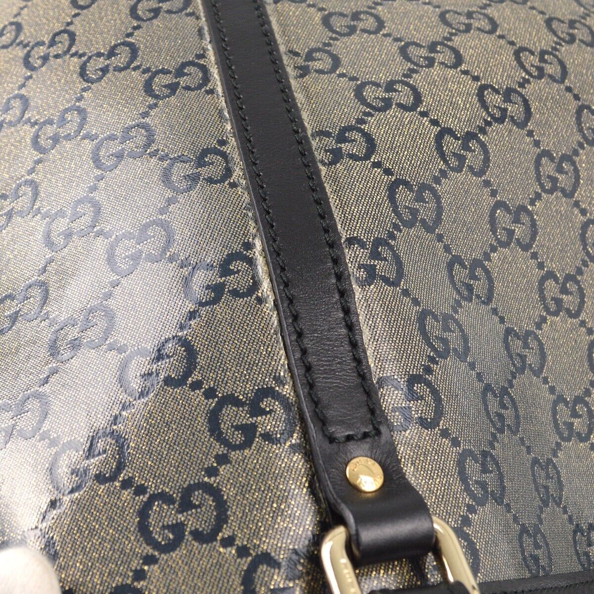 Gucci Gray Gg Tote Handbag