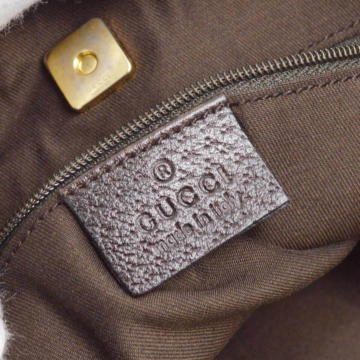 Gucci Beige Brown Gg Tote Handbag
