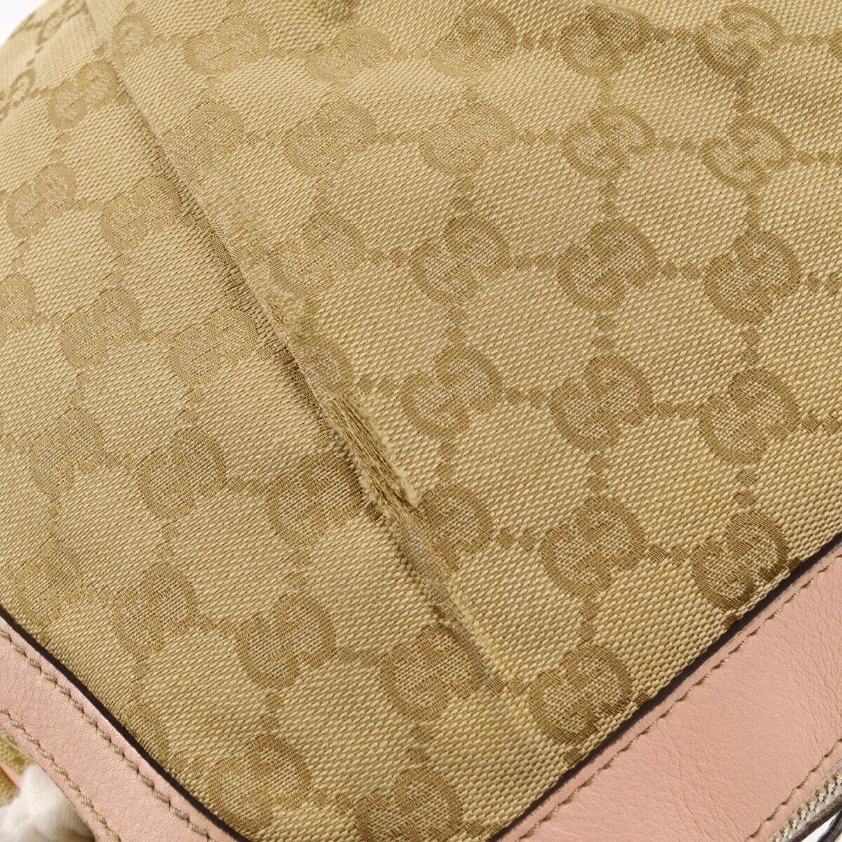 Gucci Beige Pink Gg Crossbody Bag